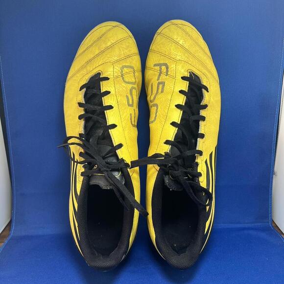 Adidas F10 Adizero FG 2010 Yellow Black Football Boots Cleats Size US 12 - Picture 2 of 8